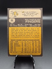 1973 Topps – Rollie Fingers #84 – D