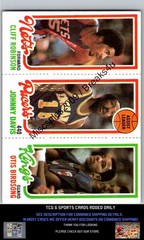 1980-81 Topps #114 / 125 / 161 Cliff Robinson / Johnny Davis / Otis Birdsong