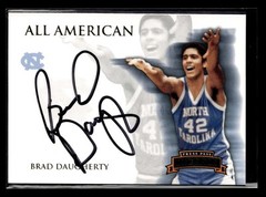2008 Press Pass Legends Brad Daugherty All American Autograph On Card /210 FX679