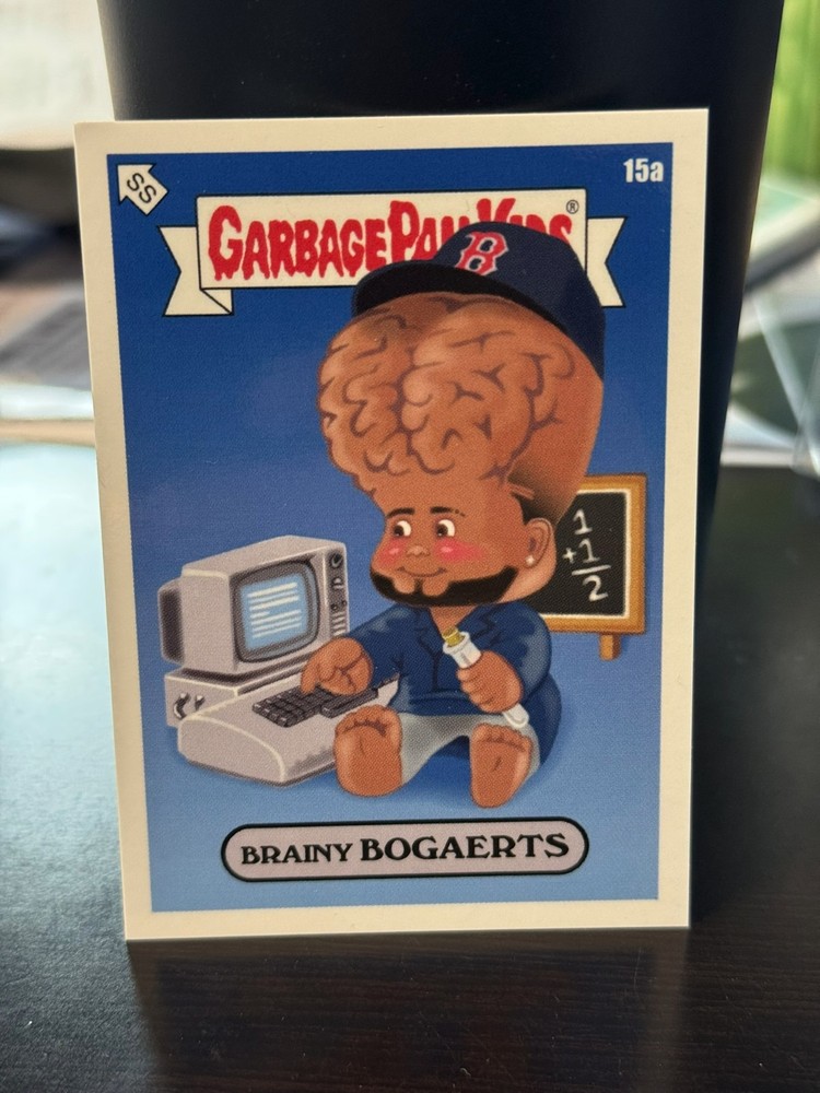 2022 Topps Garbage Pail Kids GPK x MLB Brainy Bogaerts – Xander Bogaerts 15a