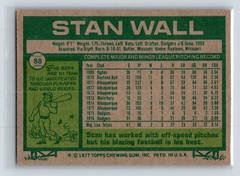 1977 Topps Baseball Stan Wall #88 Los Angeles Dodgers