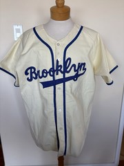 vintage BROOKLYN DODGERS Empire Sporting Goods heavyweight jersey 3XL union made