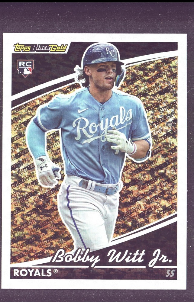 2022 Topps Update #BG-11 Bobby Witt Jr. Topps Black Gold