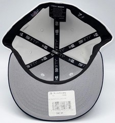 New Era Tennessee Titans 59FIFTY State Fill White Navy Blue Fitted Hat Cap 7 1/2