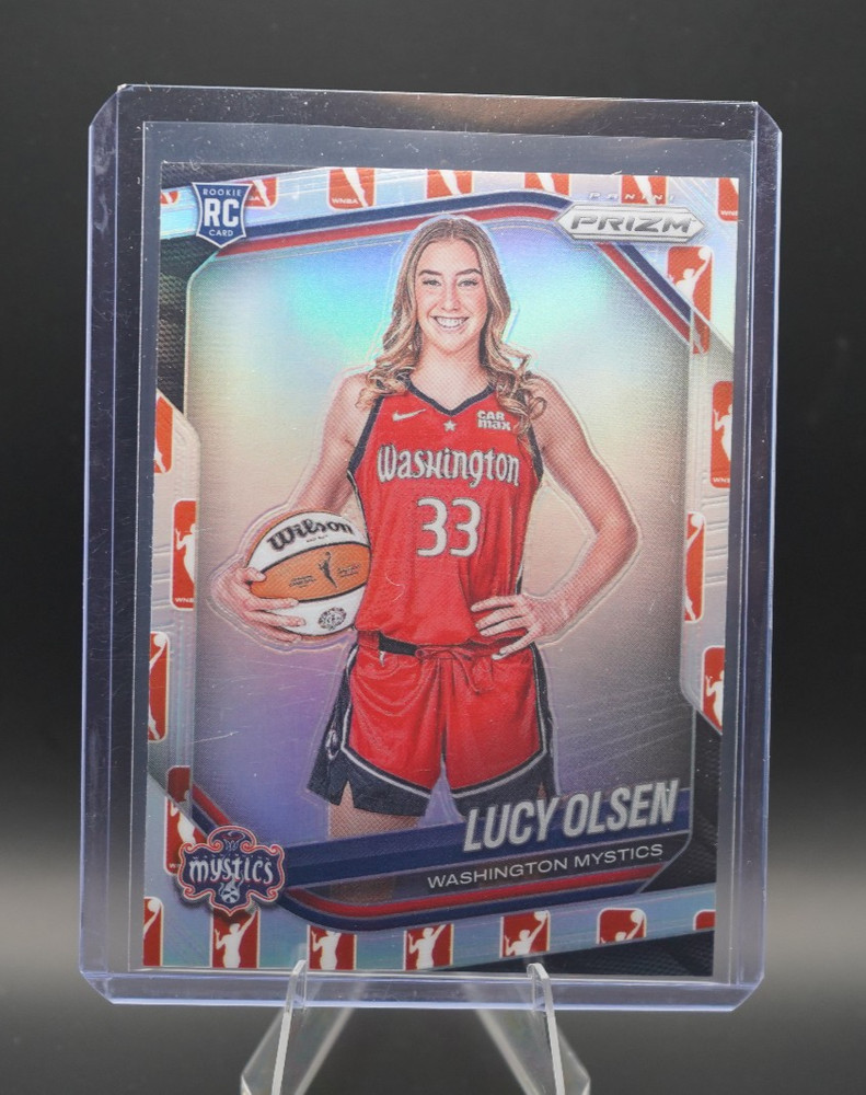 2025 Panini Prizm WNBA – Rookie Variation Lucy Olsen #145 WNBA Logo Prizm (RC)