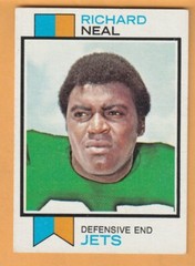 Richard Neal New York Jets 1973 Topps #443 Southern Jaguars Shreveport Louisiana