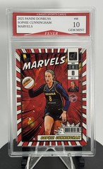 2025 Panini Donruss Sophie Cunningham Indiana Fever Marvels Card Gem Mint 10!