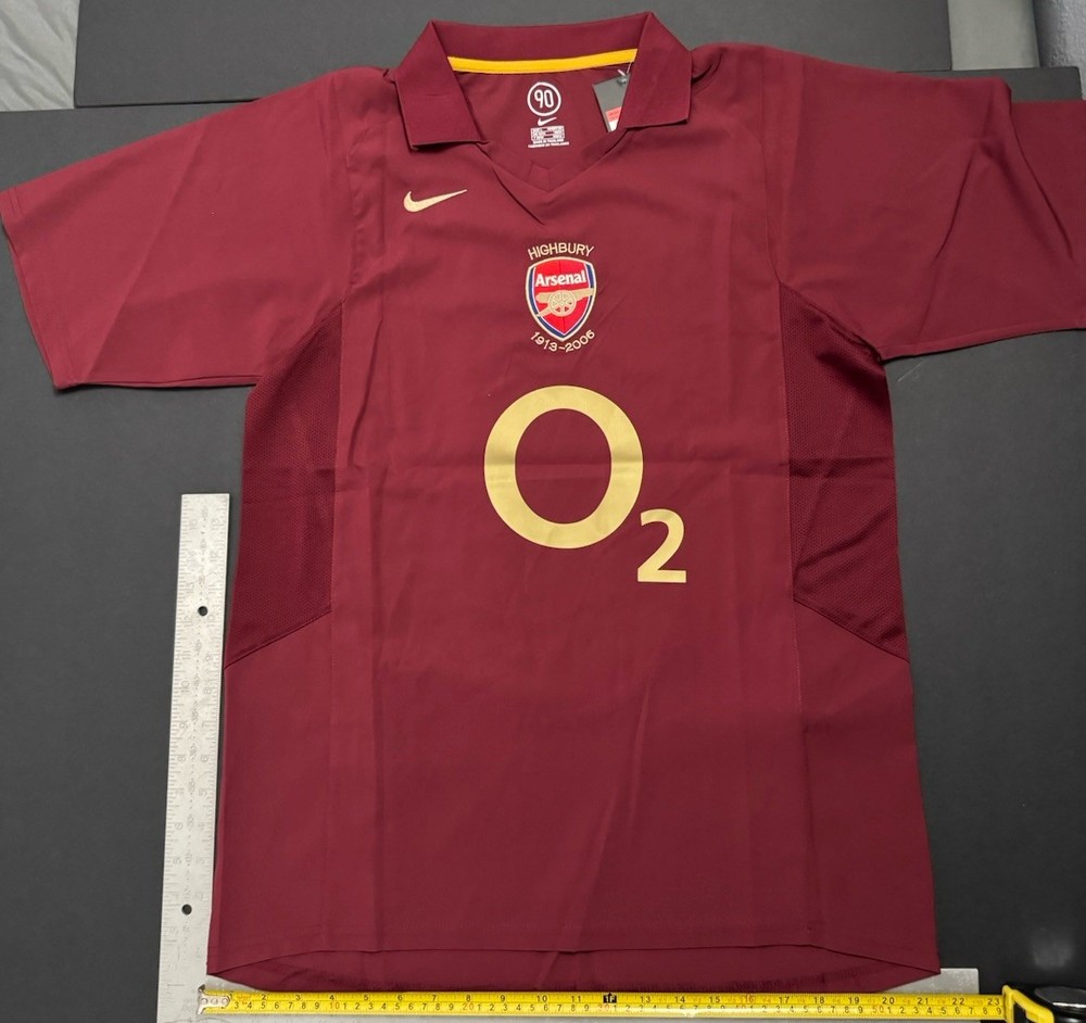 Thierry Henry Arsenal New Size L 2005/2006 Season Retro Jersey