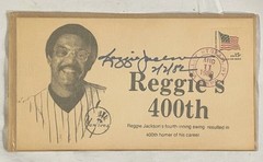 Original REGGIE JACKSON 400th Home Run 1st Day Issue NY Yankees POSTAL LETTER