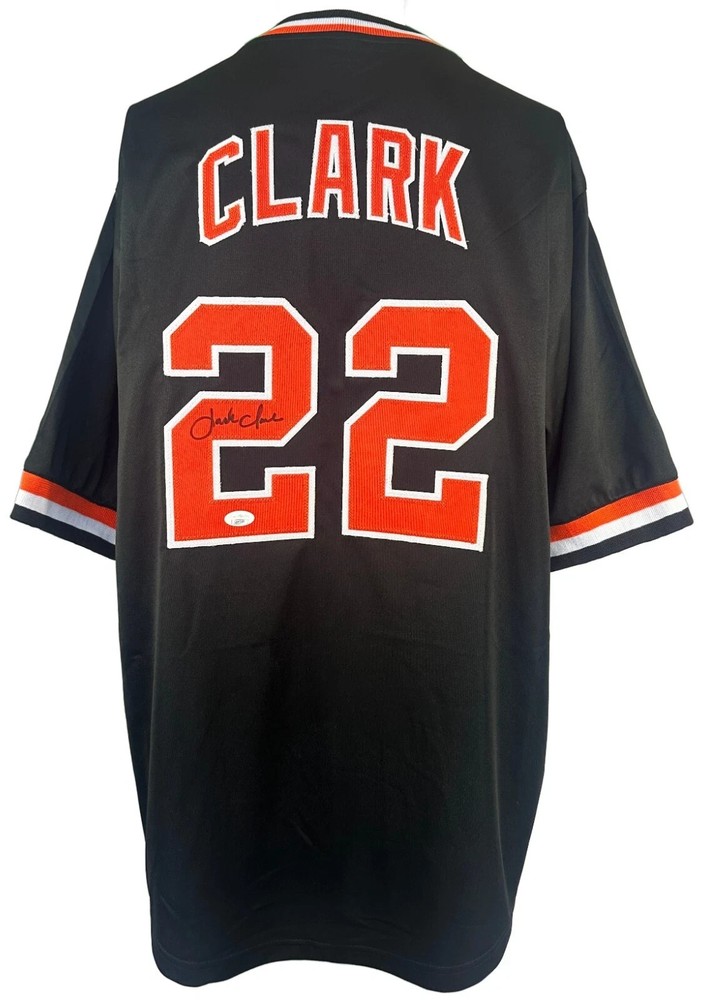 Jack Clark autographed signed jersey MLB San Francisco Giants JSA COA