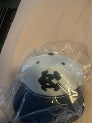 KC Monarch’s SGA White/Navy Blue Cap From The KC Royals