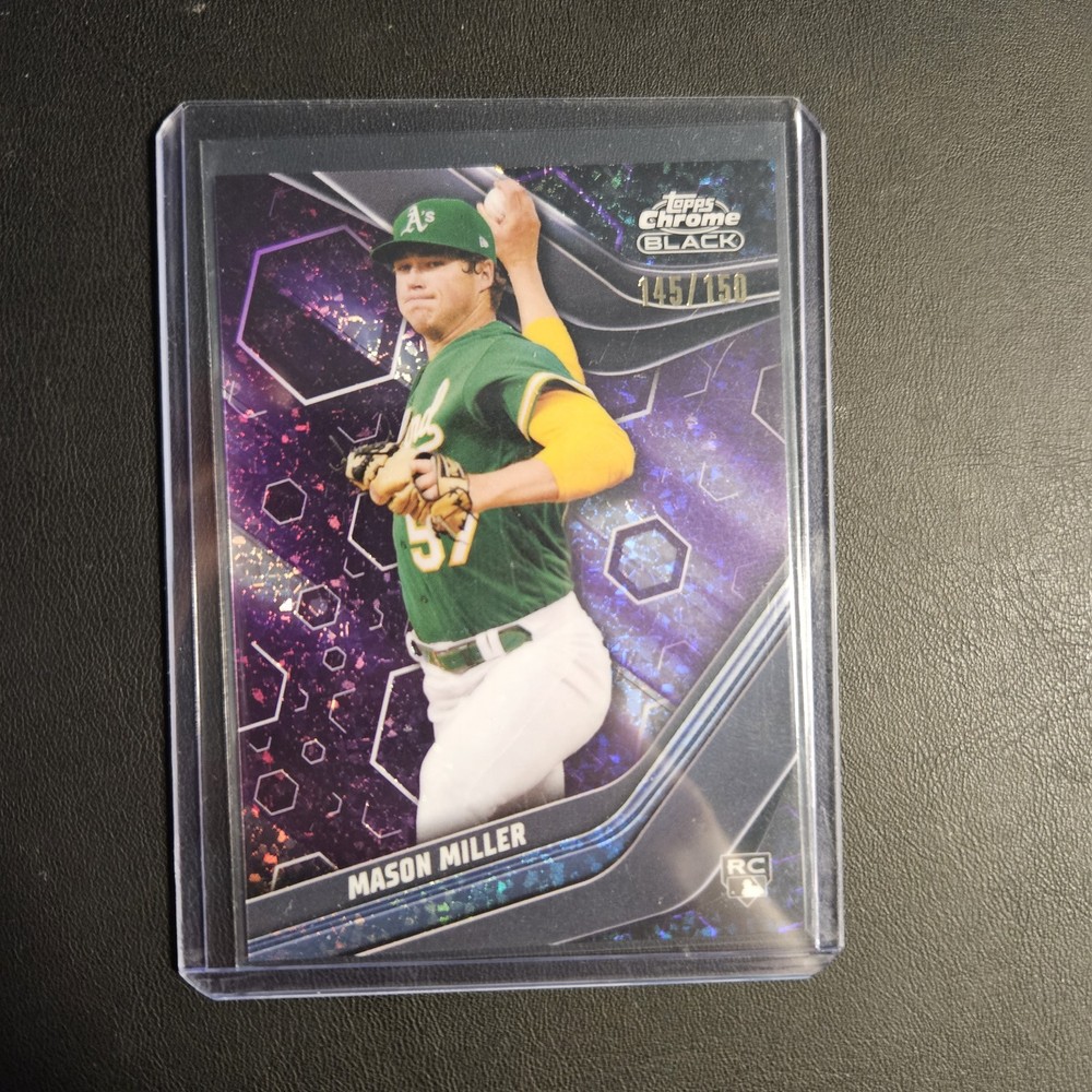 Mason Miller ROOKIE /150 2023 Topps Chrome Black Purple Mini Diamond PADRES