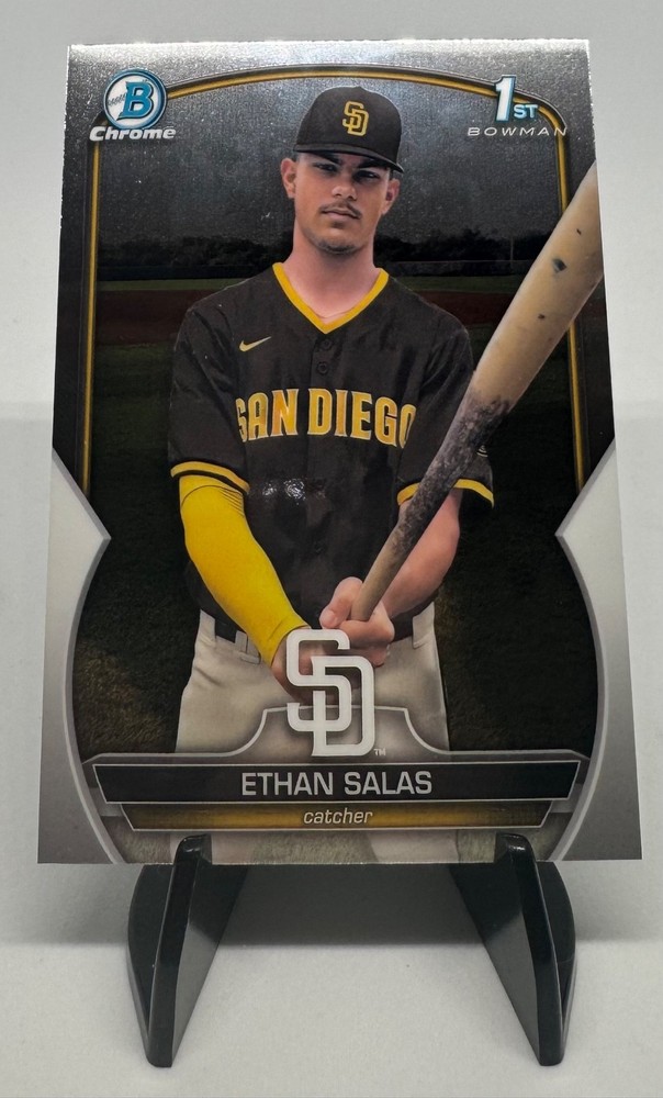 2023 Bowman Chrome #BCP-171 Ethan Salas Prospects 1st Bowman San Diego Padres
