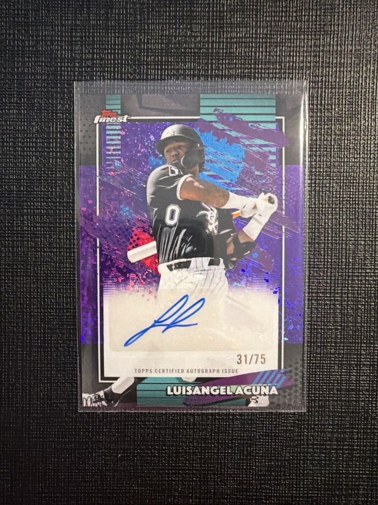 Topps 2026 Finest Autographs Luisangel Acuna #FMA-LA 31/75 AUTO🔥