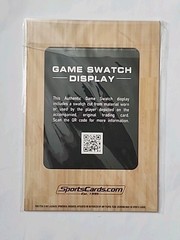 Sportscards.com Giannis Antetokounmpo Game Worn Swatch Display – Prizm Monopoly