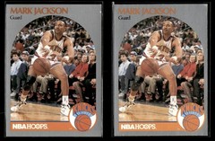 1990-91 NBA Hoops Mark Jackson #205 Lot of (2) New York Knicks Menendez Brothers