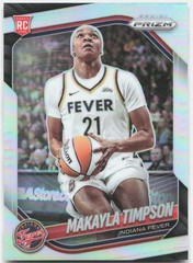 2025 Panini Prizm WNBA #14 Makayla Timpson Silver Prizms Indiana Fever