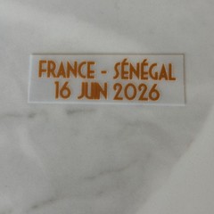 FRANCE Patch Badge MDT Match Detail World Cup 2026 Sweden Norway Iraq Spain