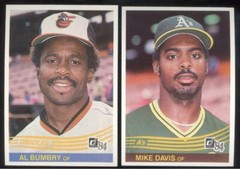 BUY 1, GET 1 FREE – 1984 DONRUSS BASEBALL – YOU PICK #201 – 400 – FREE SHIPPING