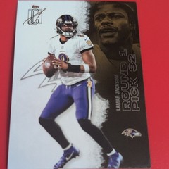 Topps 2025 Signature Class Lamar Jackson Round Pick 32 Rookie Ravens #5