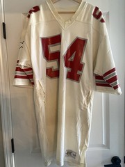 Rob Smith CFL Calgary Stampeders 1987 Russell Cold Weather Game Worn Jersey