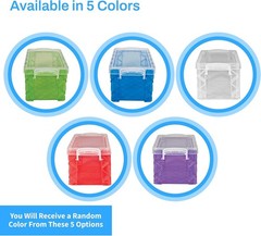 Stylish Stackable Index Card Box for 3×5 Cards – Organize in Assorted Colors