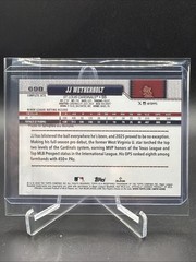 2026 Topps Complete Set JJ WETHERHOLT SP VARIATION RC/ROOKIE CARDINALS #698