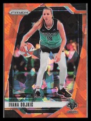 2024 Panini Prizm WNBA #104 Ivana Dojkic Ice Orange Prizms
