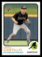 Diego Castillo 2022 Topps Heritage #541 Pittsburgh Pirates ROOKIE RC