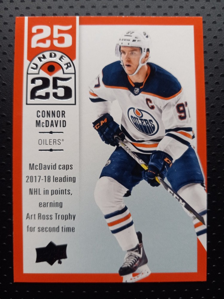 2018-19 Upper Deck Series 1 25 Under 25 #U25-1 Connor McDavid