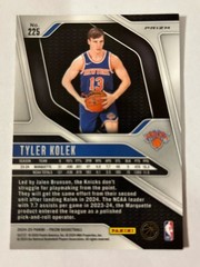 Tyler Kolek 2024-25 Panini Prizm RC Rookie Pink Cracked Ice Prizm #225