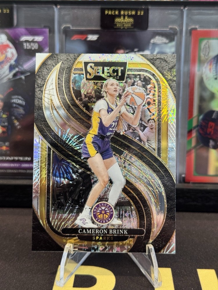 2025 Panini Select WNBA Cameron Brink #120 Premier Level Silver Party Prizm SP