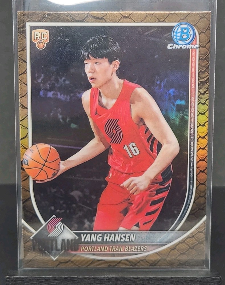 2025-26 Bowman Yang Hansen Chrome Reptilian Refractors Rookie #BCV-16
