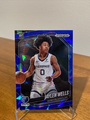Jaylen Wells 2024-25 Panini Prizm Black Blue Ice Prizm /125