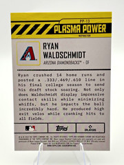 2024 Bowman Draft Chrome Ryan Waldschmidt Plasma Power Refractor /250
