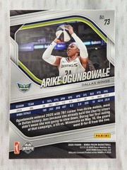 2025 WNBA Prizm-Arike Ogunbowale-Logo/White Seismic/Ice/Base Prizms-Lot of 4