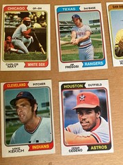 1974 topps baseball cards build your set EX to NM #101 – #200