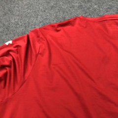DC Defenders Shirt Mens 3XL Red Long Sleeve Graphic Performance Top UFL Football