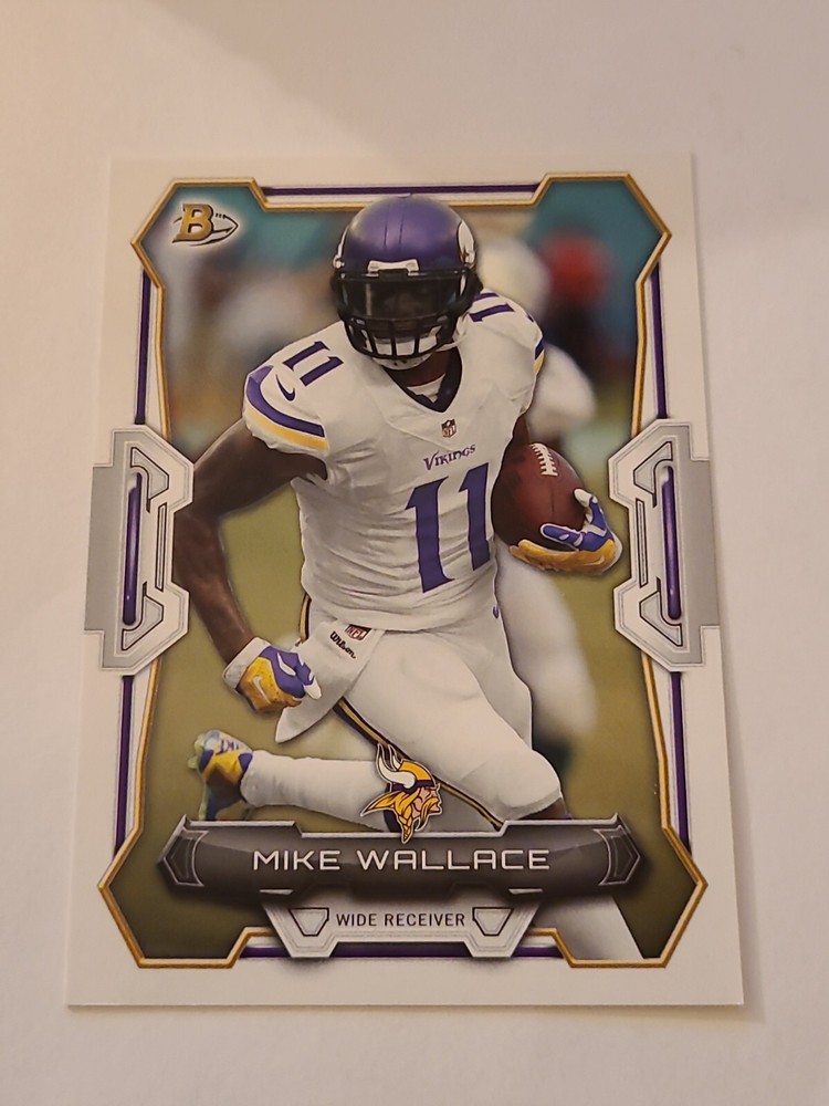 2015 Mike Wallace #62 Bowman Football