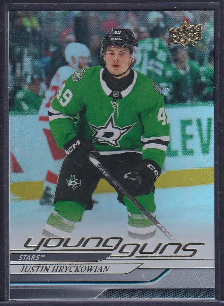 JUSTIN HRYCKOWIAN – 2024 Upper Deck Young Guns SILVER FOIL #723