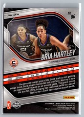 2025 Panini Prizm WNBA #86 Bria Hartley Blue Velocity Prizms