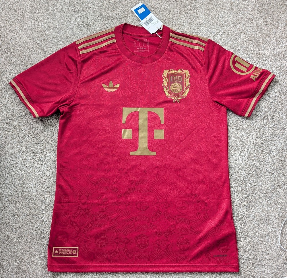 Bayern Munich Adidas 125 Year Anniversary Jersey Medium