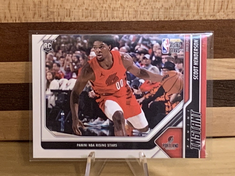 🔥📈 SCOOT HENDERSON 2023-24 Panini Instant RC SP /461 Trail Blazers #352 🏀🔥
