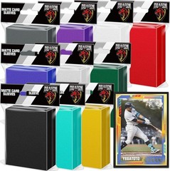1000Pcs Trading Card Sleeves – 10 Colors Variety#