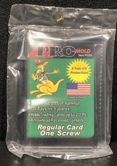 (3-Pack) PRO MOLD REGULAR, 20pt, SCREW-DOWN CARD HOLDER, PC5II, FREE SHIPPING