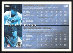 1998 Topps Baseball Draft Picks Tim Drew/Donnie Bridges RC #489 Indians/Montreal