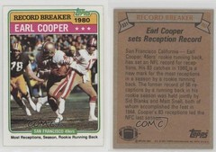 1981 Topps Earl Cooper #331 Rookie RC 1g62