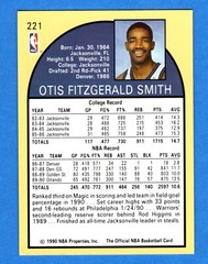 1990-91 NBA Hoops #221 Otis Smith Orlando Magic