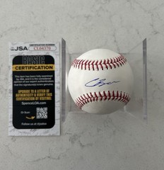 Carson Benge Autographed Signed Baseball ROMLB New York Mets MLB JSA Cert