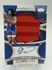 2023-24 Panini Crown Royale Jalen Williams Silhouettes Jersey Auto 11/99 Thunder